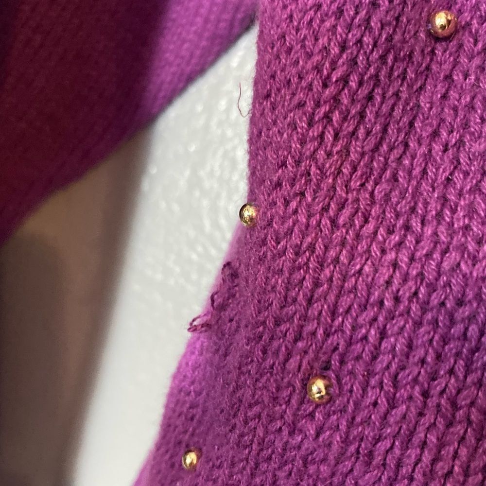 Victoria Harbour Purple Sweatshirt with Gold Accents - Picture 4 of 6
